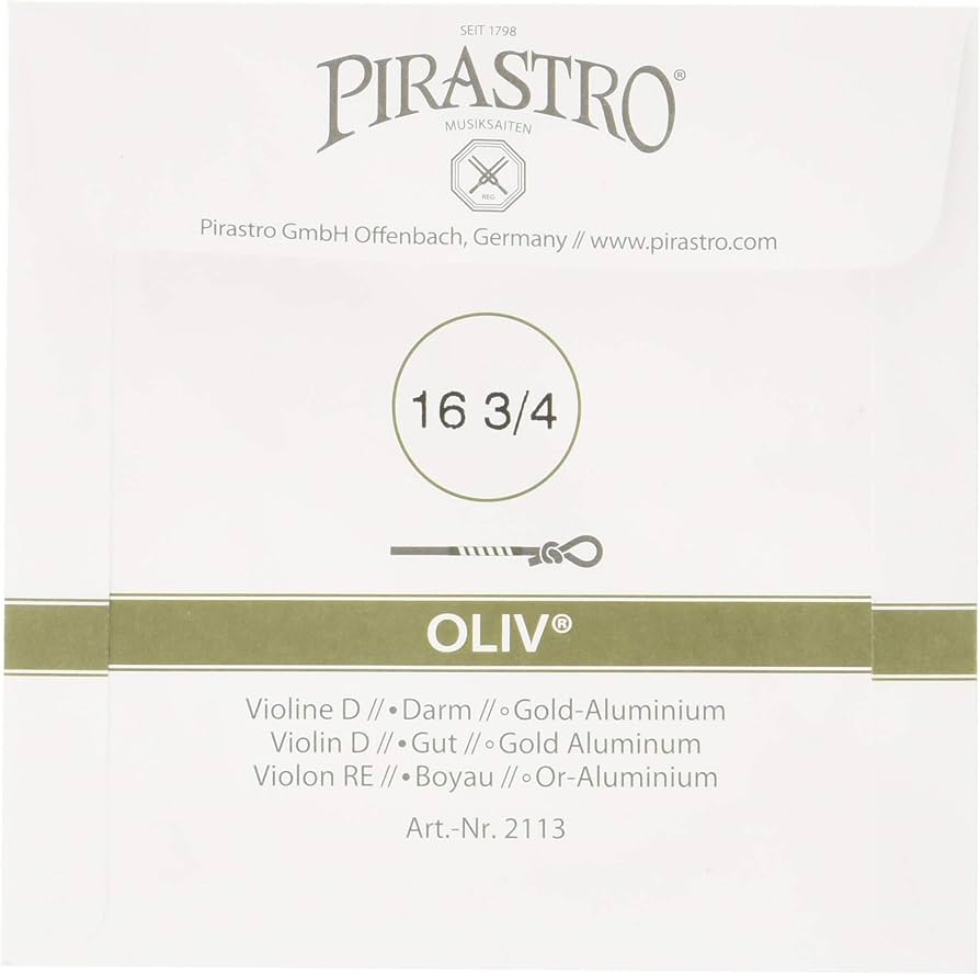 Amazon.co.jp: PIRASTROオリーブ 4/4 (M) D #2113 Vn弦 パッケージ