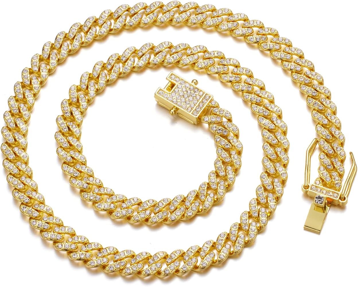 Amazon | HIPBLING キューバリンクチェーン レディース ダイヤモンド