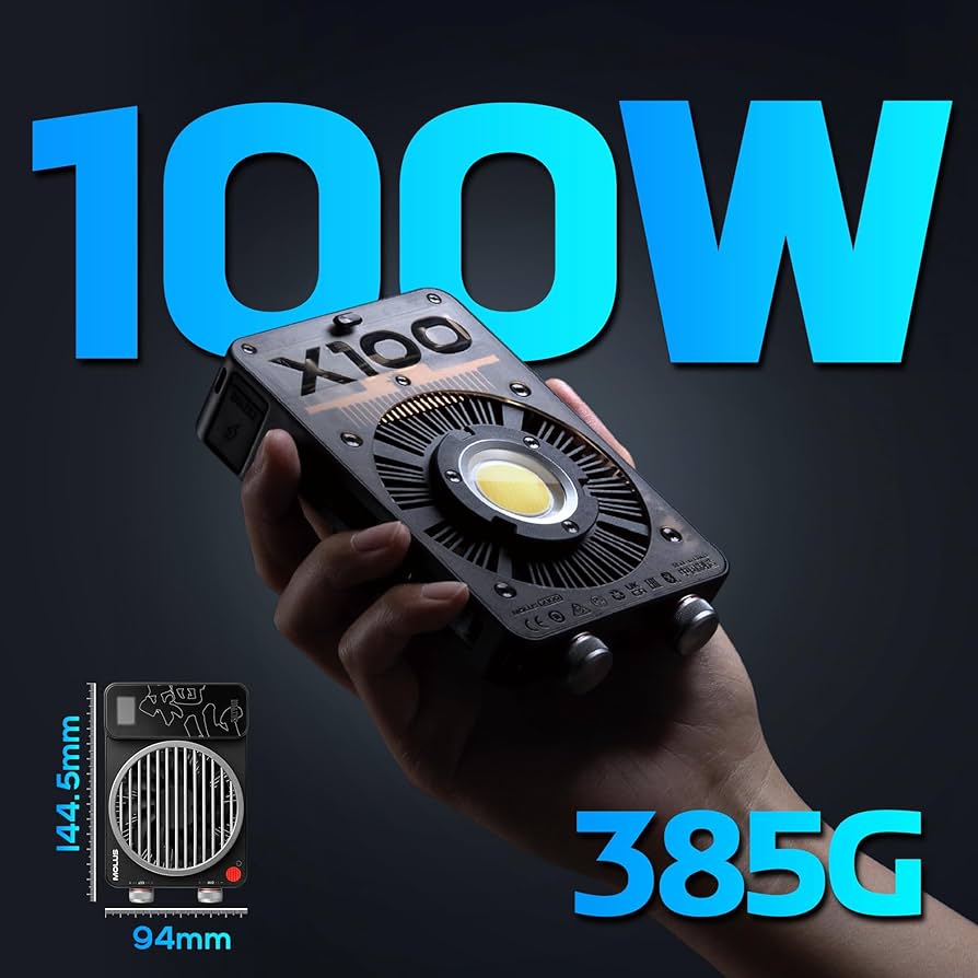 Amazon.com : Zhiyun MOLUS X100 Combo V2 Upgraded Version LED Video