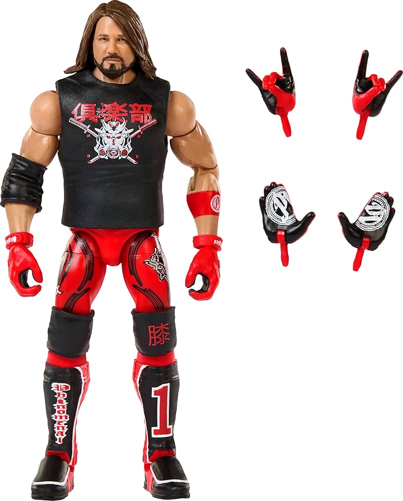 Amazon.co.jp: Mattel WWE AJ スタイル エリートコレクション