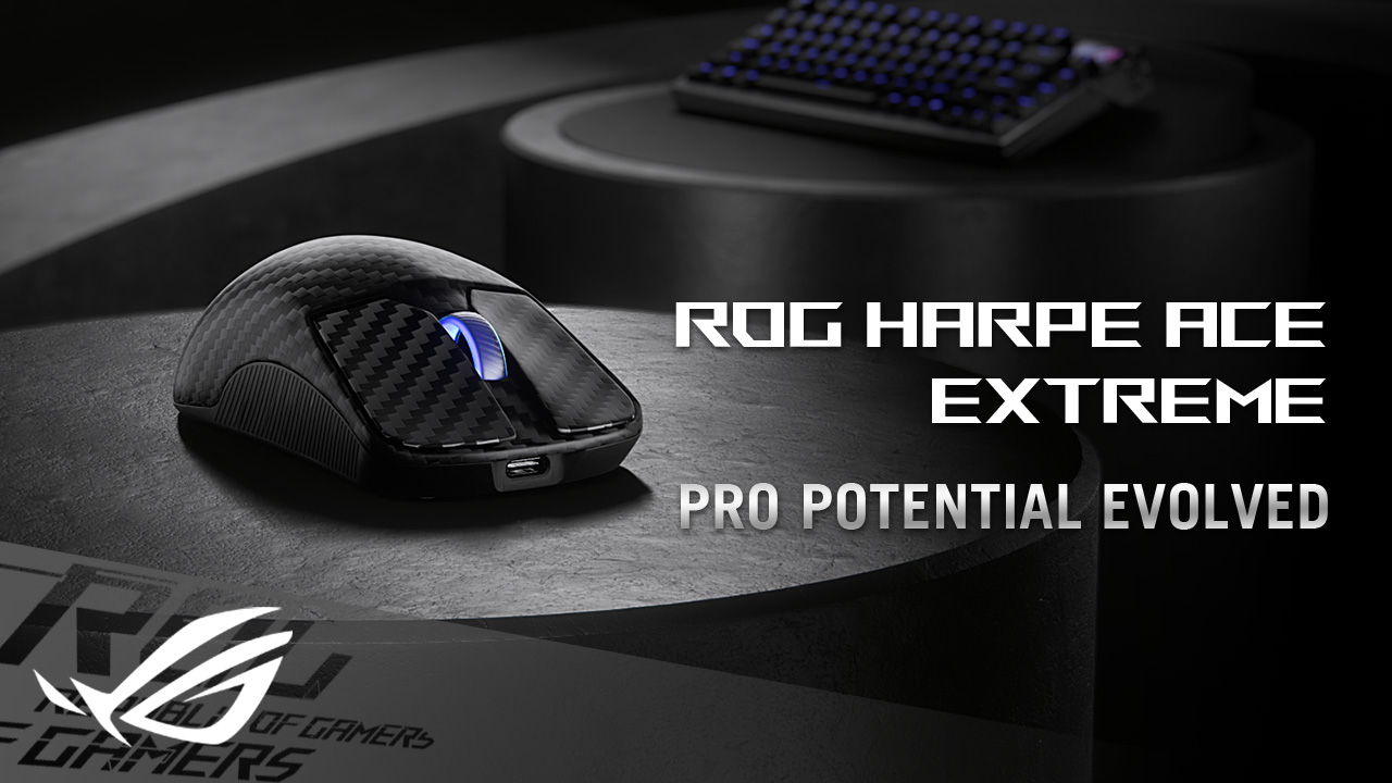 Amazon.com: ASUS ROG Harpe Ace Extreme Wireless Esports Gaming