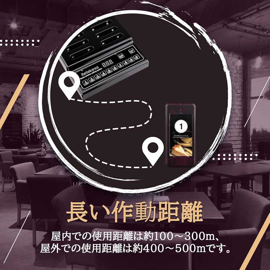 Amazon.co.jp: Retekess T112ワイヤレス呼び出しベル 受信機20台