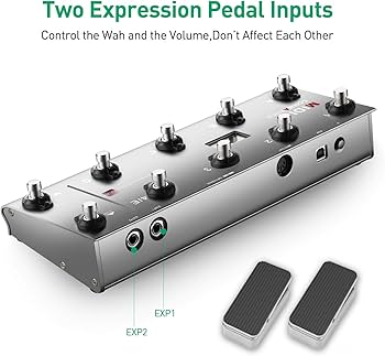 MeloAudio MIDI Commander Guitar Floor Multi-Effects Portable USB