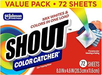 Amazon.com: Shout Color Catcher Sheets for Laundry, Maintains