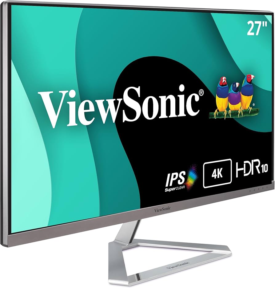 Amazon.com: ViewSonic VX2776-4K-MHDU 27 Inch 4K UHD IPS Monitor