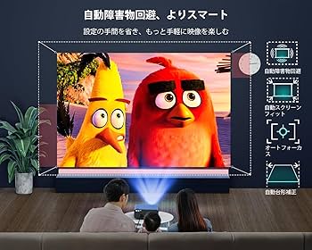 Amazon.co.jp: 【2025最新1500ASNI 超高輝度・Android TV搭載】 COOAU