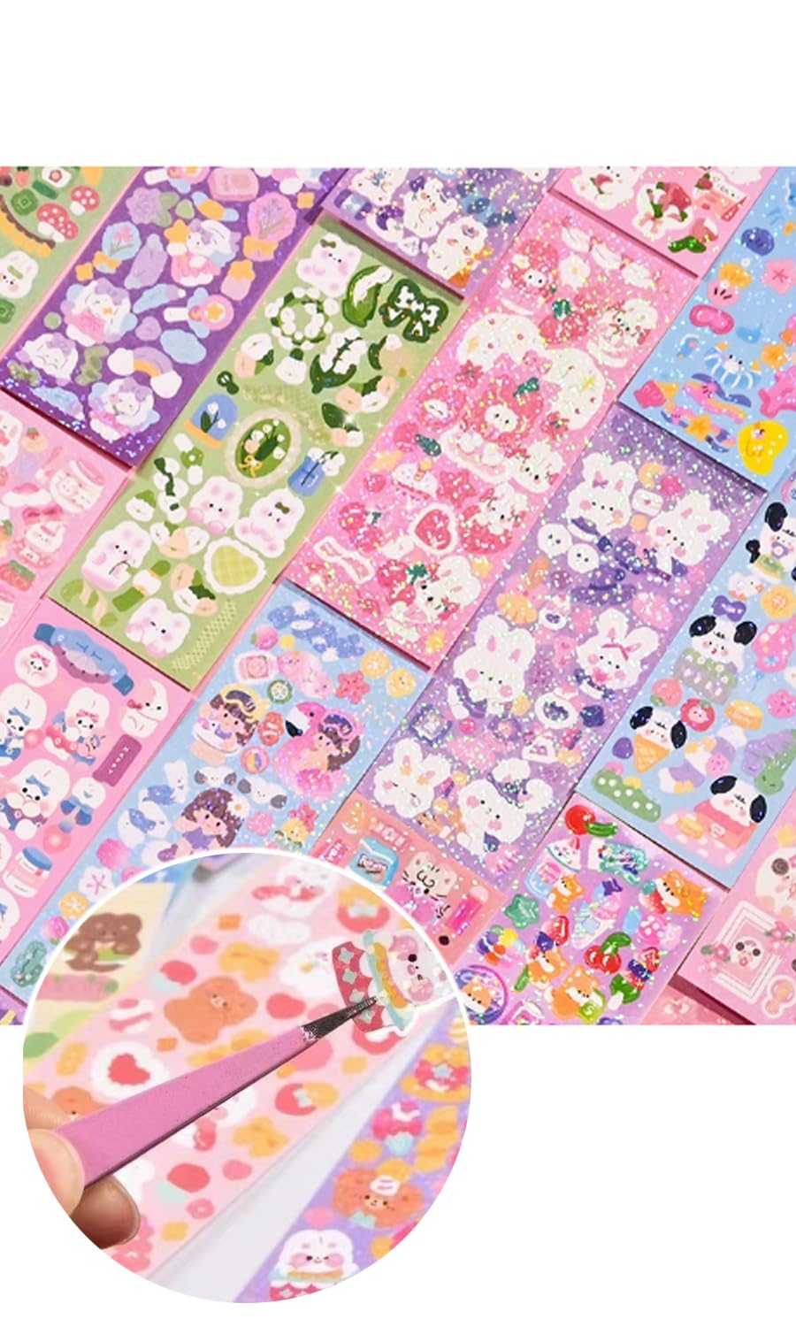 Amazon.co.jp: TK.tech シール ステッカー 200枚入り 女の子 ごほうび