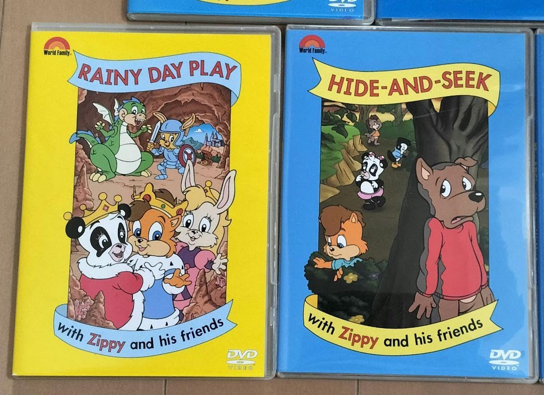 ディズニー英語システム Zippy and his friends DVD 12本セット DWE