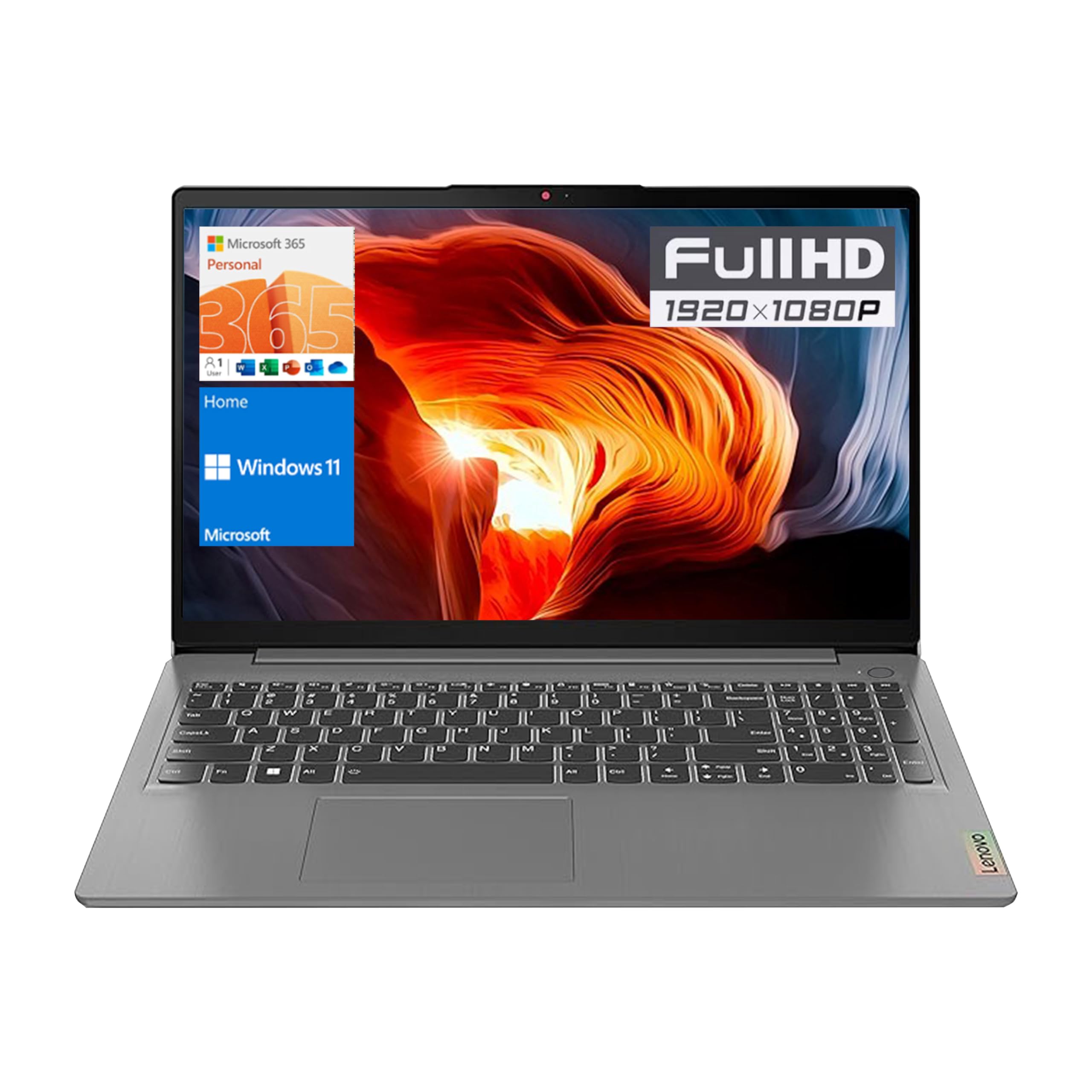 Amazon.com: Lenovo IdeaPad 1 Laptop, 15.6” FHD Display, Intel