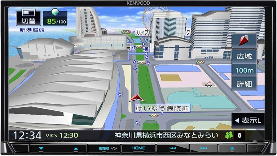 Amazon | ケンウッド カーナビ 彩速ナビ 7型 MDV-S707 専用ドラレコ