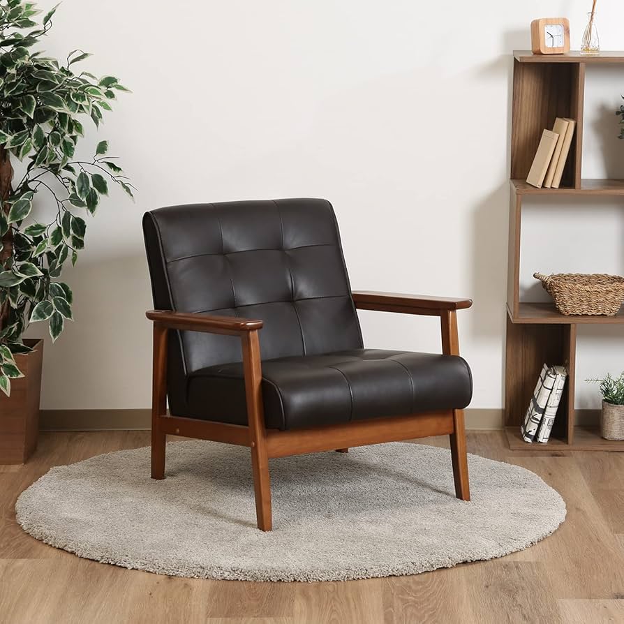 Amazon｜不二貿易 ソファ 1人掛け ソファー 一人掛け 肘付き 幅65×奥行