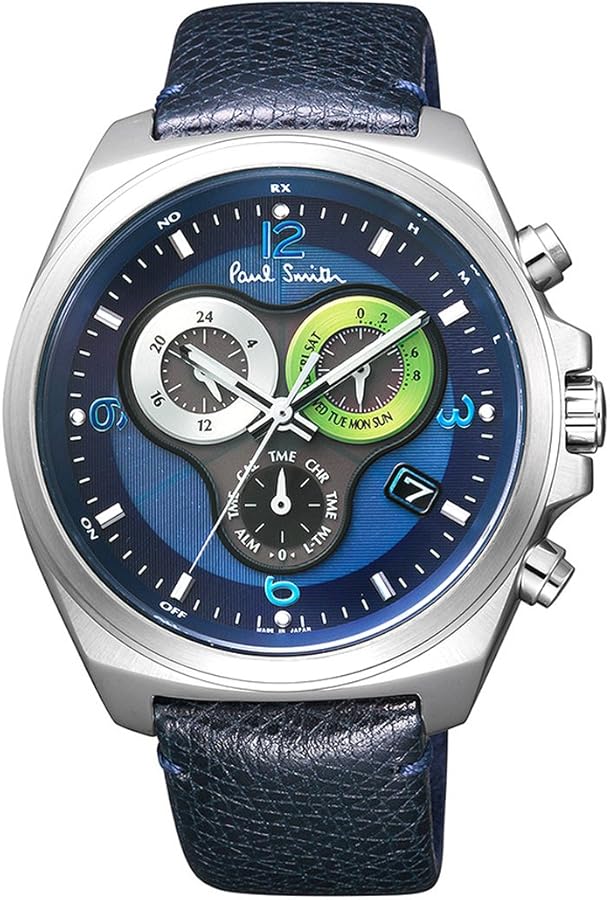 Amazon.co.jp: Paul Smith ポールスミス 電波ソーラー 腕時計 クロノ