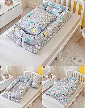 Amazon.co.jp: Kadahis 軽量ポータブルベビーベッド 新生児用添い寝