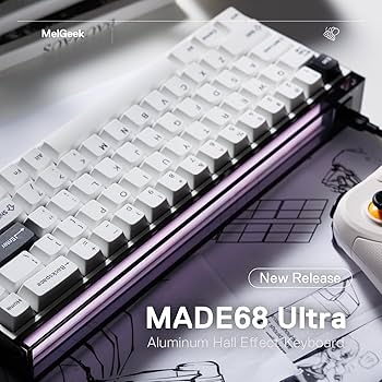 Amazon.com: MelGeek MADE68 Ultra Wired Gaming Keyboard, Magnetic