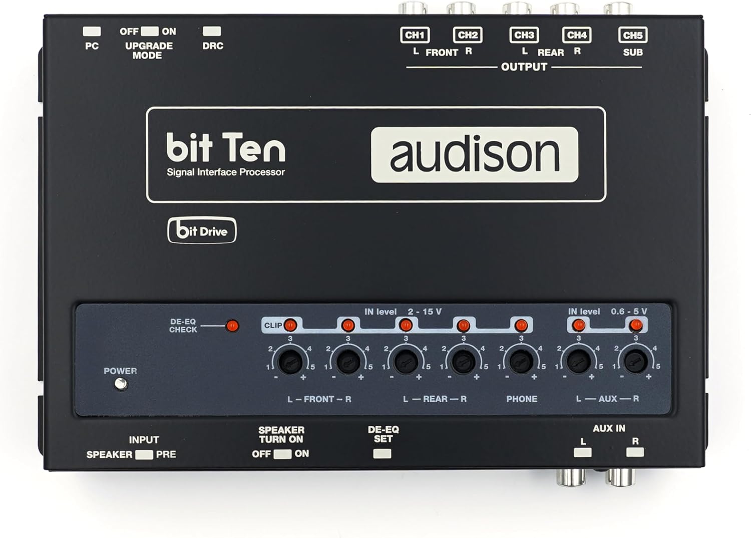 Audison bit Ten 信号インターフェースプロセッサ ユーザーマニュアル