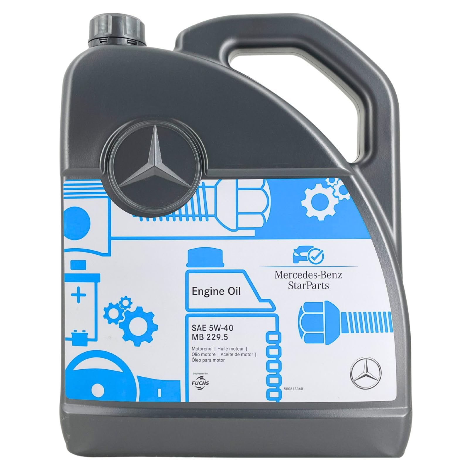 Mercedes-Benz Original engine oil 5W-40 MB 229.5, 5 litres