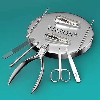 Amazon.com : ZIZZON Manicure Set Professional Stainless Steel