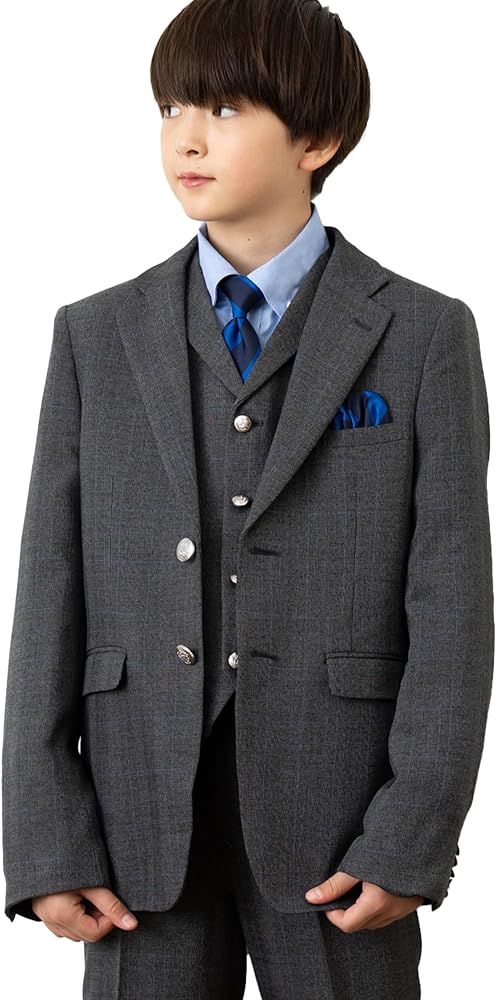 Amazon | WANDER FACTORY スーツ フォーマル 男の子 卒業式 (140cm