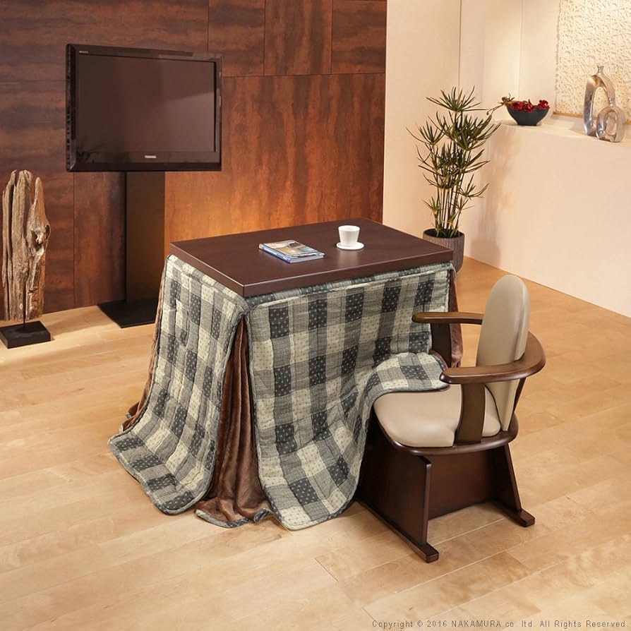 Amazon.co.jp: 座椅子 こたつセット 一人用 [長方形 90×60cm] (こたつ