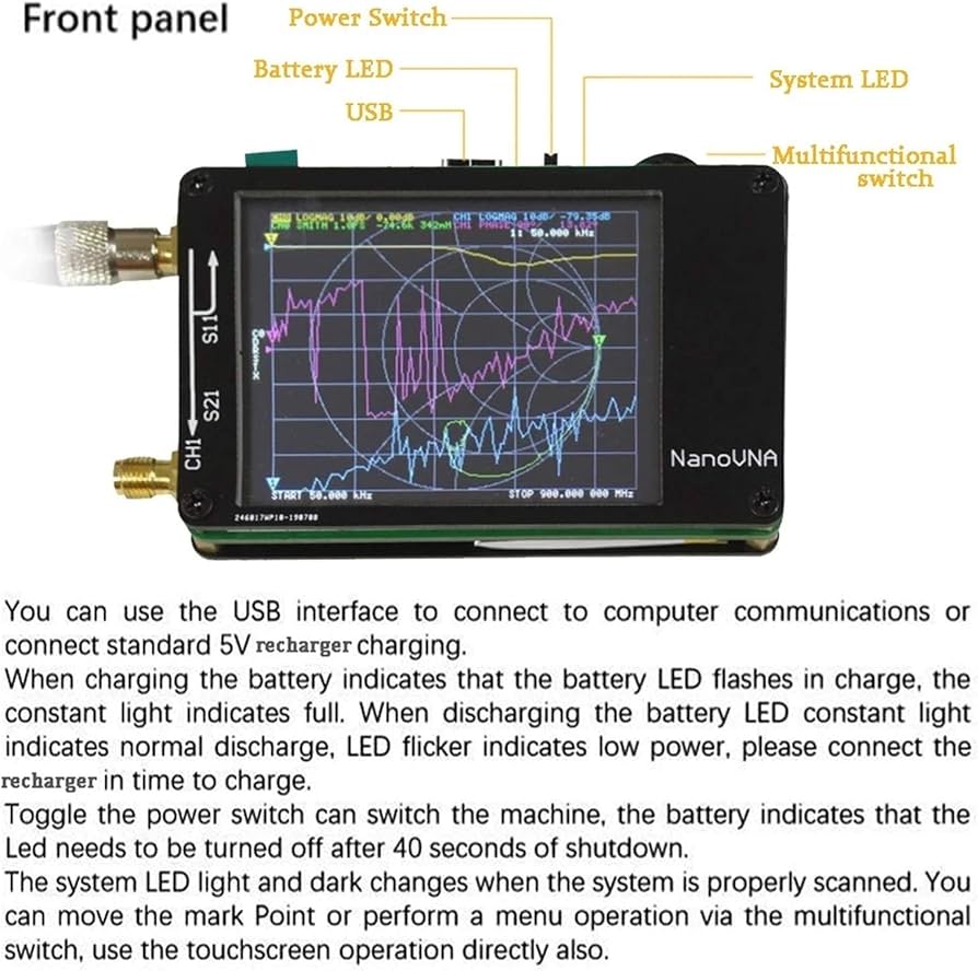 Amazon.co.jp: アンテナ アナライザー ベクトルネットワークアナライザ