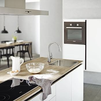 Grohe 30219000 Zedra Touch Kitchen Faucet (Chrome) : Amazon.in