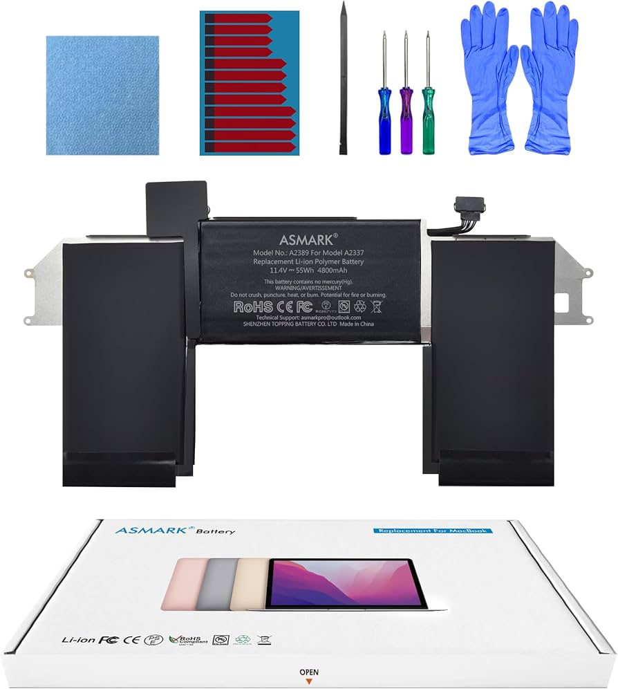Amazon.com: ASMARK Battery Replacement for MacBook Air A2337(2020