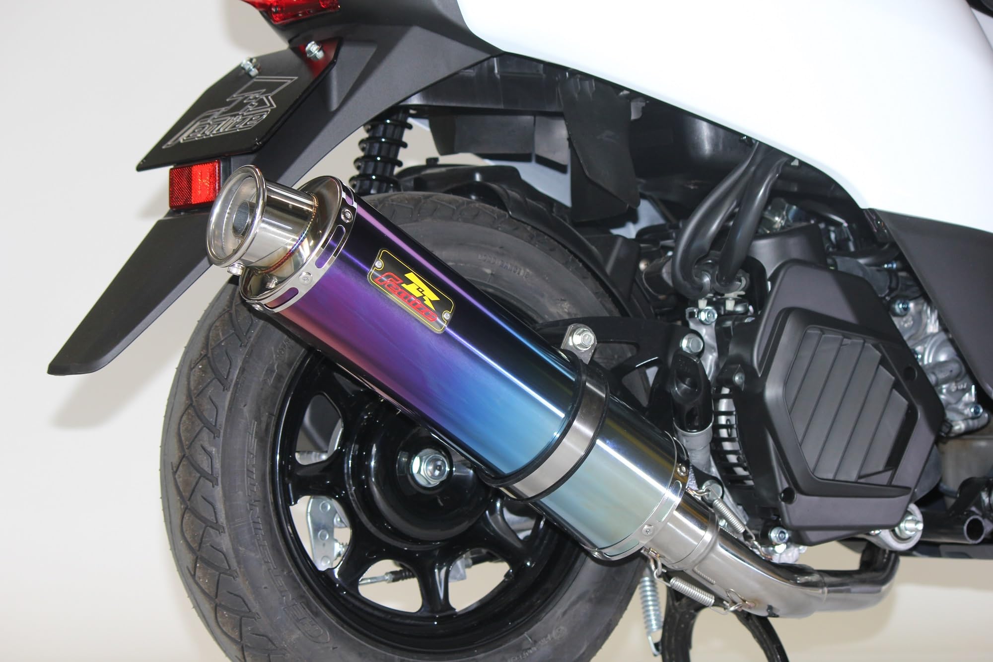 Amazon | Realize ジョグ バイクマフラー 2BH-AY01 22Racing Ti チタン
