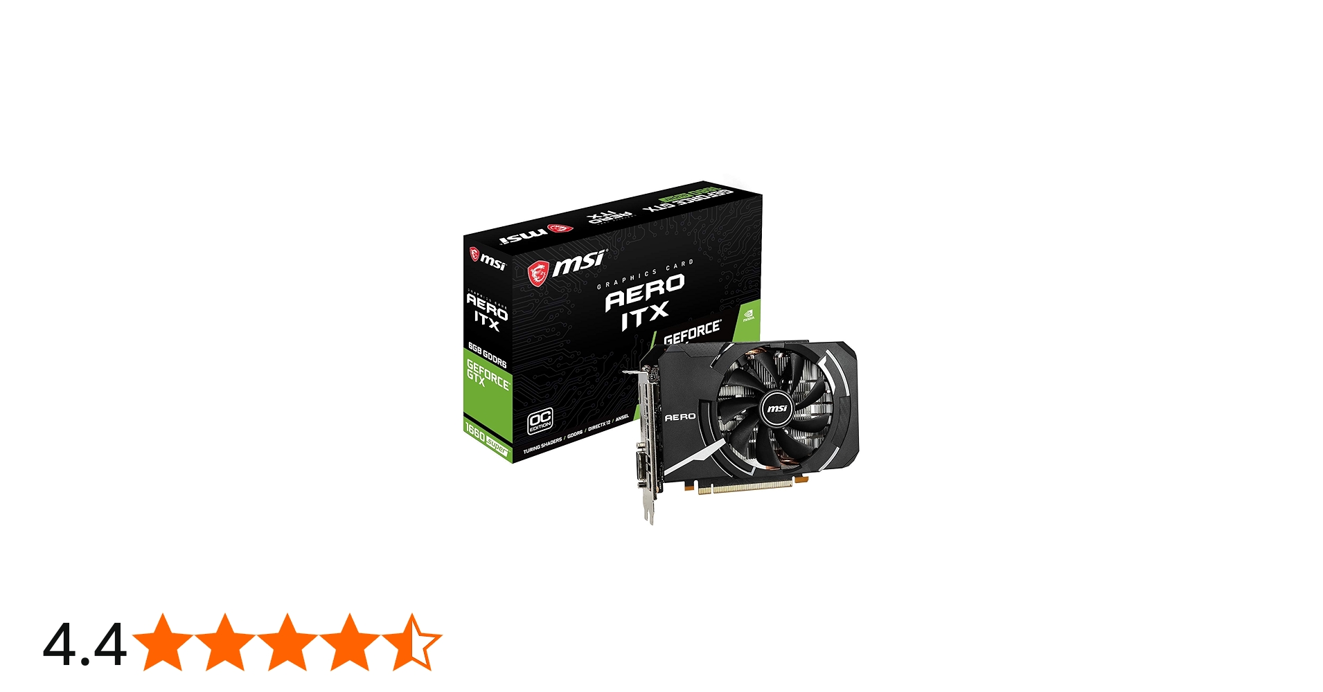 Amazon | MSI GeForce GTX 1660 SUPER AERO ITX OC グラフィックス