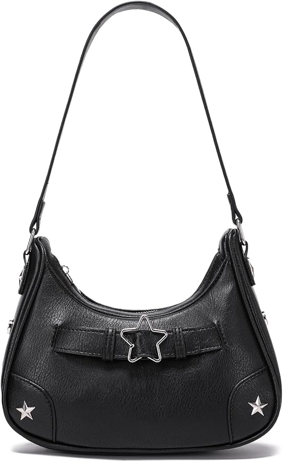 YIKOEE Shoulder Bag Y2k Purse: 90s Mini Underarm Bag - Cute Small