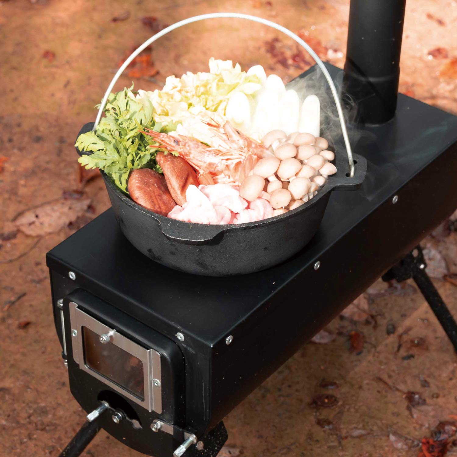 Amazon.co.jp: BUNDOK(バンドック)マキスト BD-501 薪 ストーブ 煙突