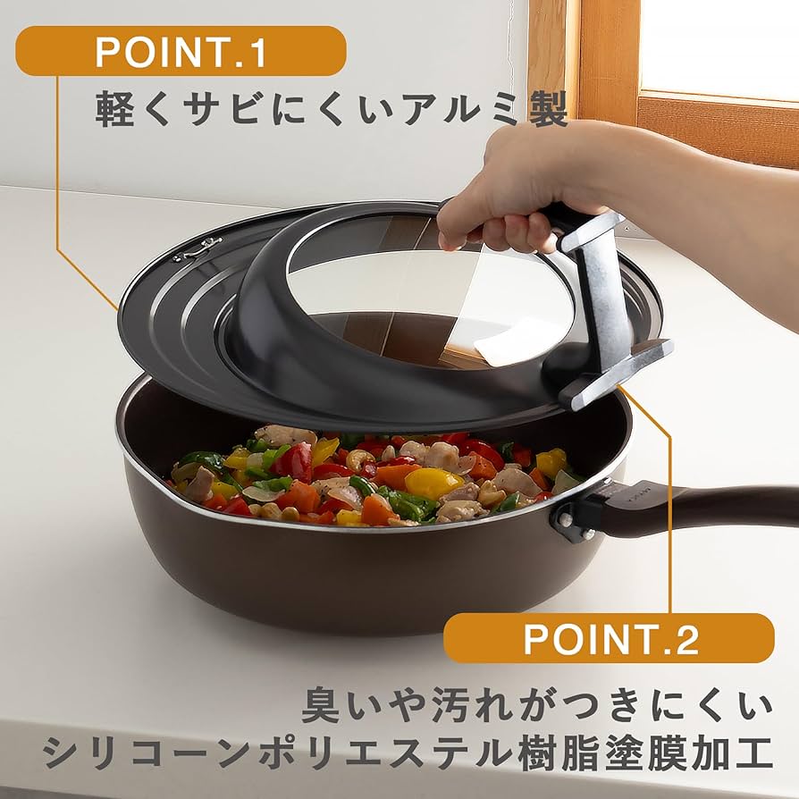 Amazon.co.jp: 貝印 KAI House Select フライパンカバー 斜面タイプ