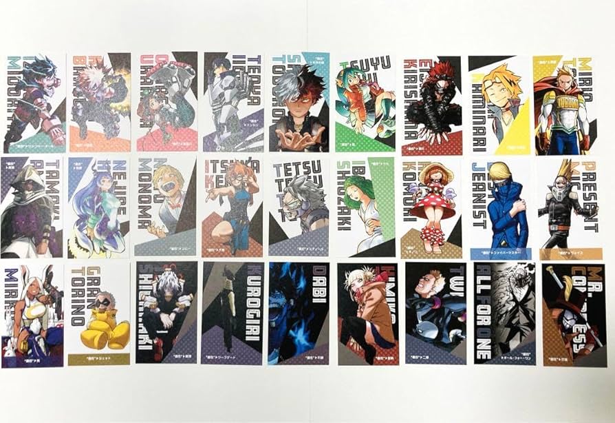 Amazon.co.jp: ヒロアカ展 名刺カードコレクション 第2弾 コンプリート