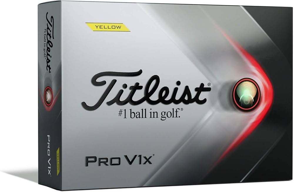 Amazon.co.jp: タイトリスト ゴルフボール PRO V1X 21 YELLOW 1ダース