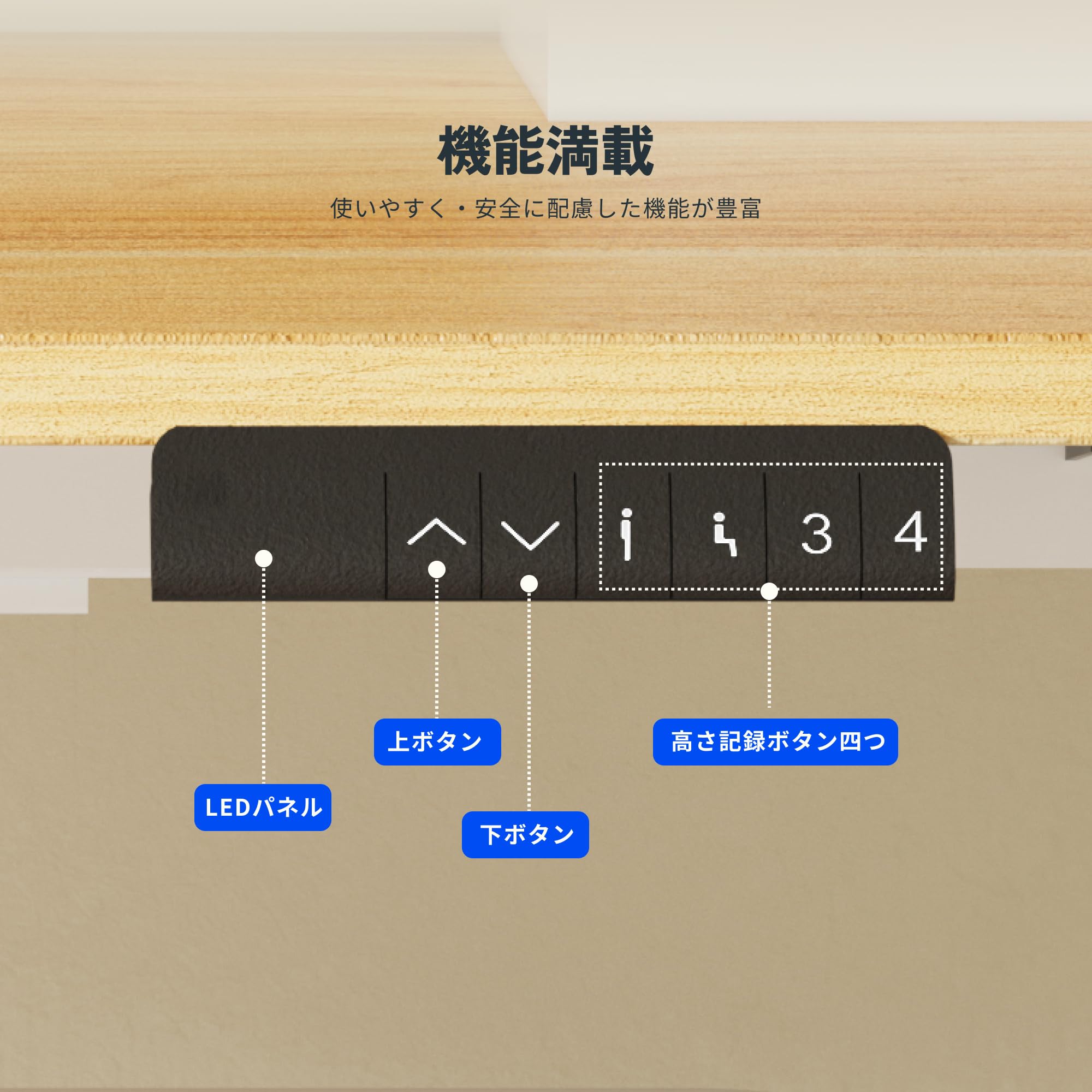 Amazon.co.jp: FLEXISPOT 昇降デスク スタンディングデスク EJ2B/EJ2W