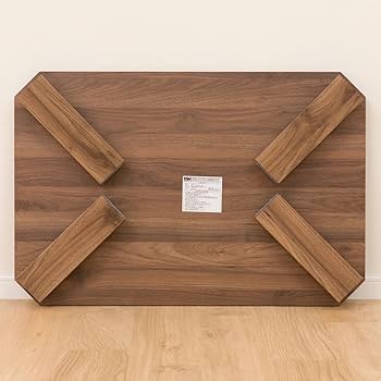 Amazon｜ニトリ(NITORI) 折り畳みテーブル LW2 9060 ミドルブラウン 幅