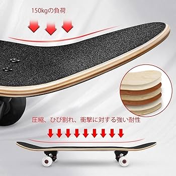 Amazon.co.jp: スケボー コンプリート セット スケートボード 完成品