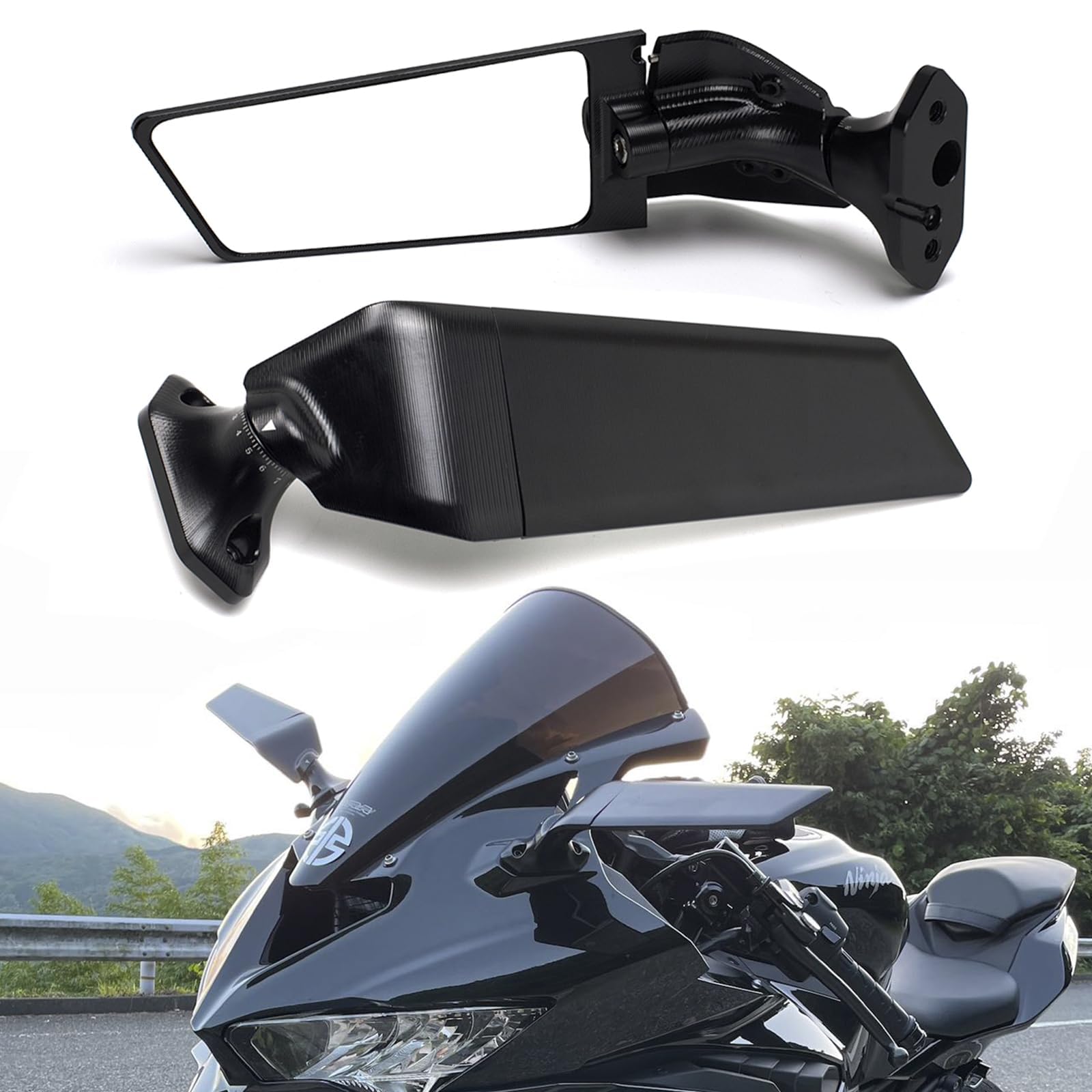 カワサキ ninja zx25r zx 25r 純正 ミラー Kawasaki ZX-25R 純正ミラー