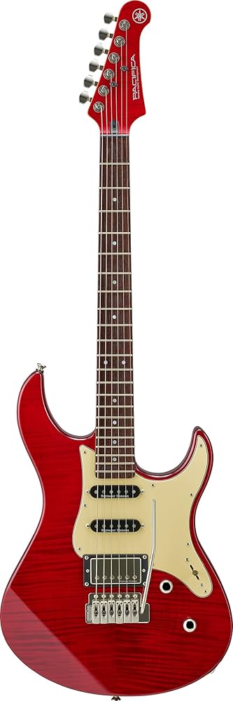 Amazon.com: Yamaha Pacifica PAC612VIIFM Electric Guitar; Fired Red