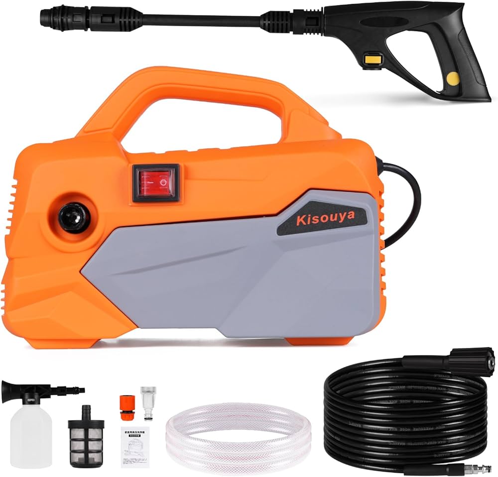 Amazon | 高圧洗浄機超軽量2.8kg、高圧洗浄、新型12MPaミニ高圧洗車機