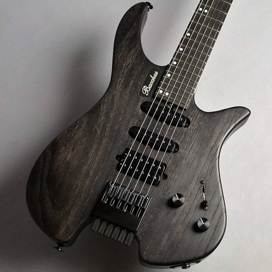 Amazon | Bacchus G6-HL/ASH/E BLK/OIL エレキギター/ヘッドレス