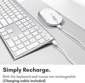 Amazon.com: Macally Premium Bluetooth Keyboard and Mouse for Mac