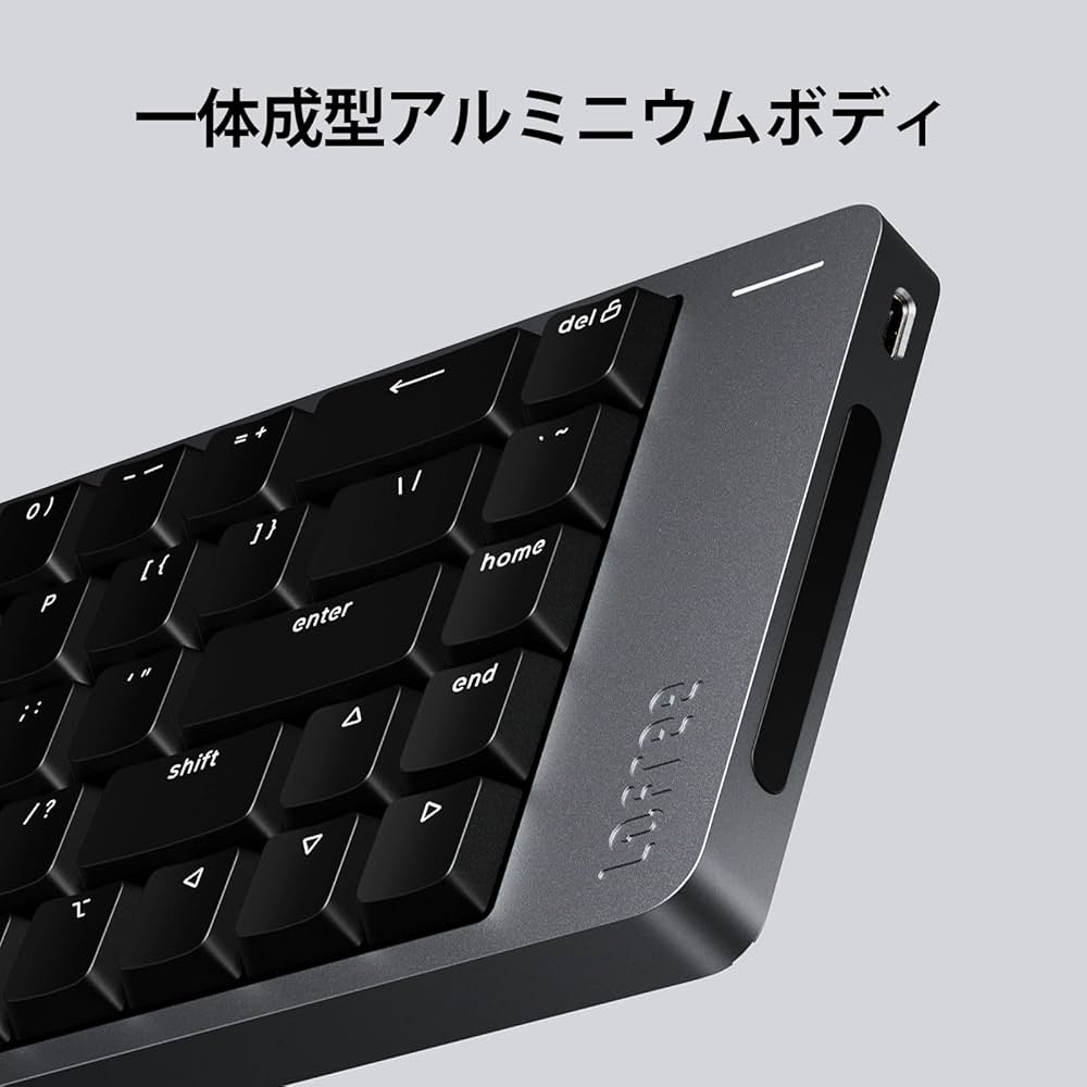 Amazon | Flow2 ロープロファイル 84キー メカニカルキーボード - Void