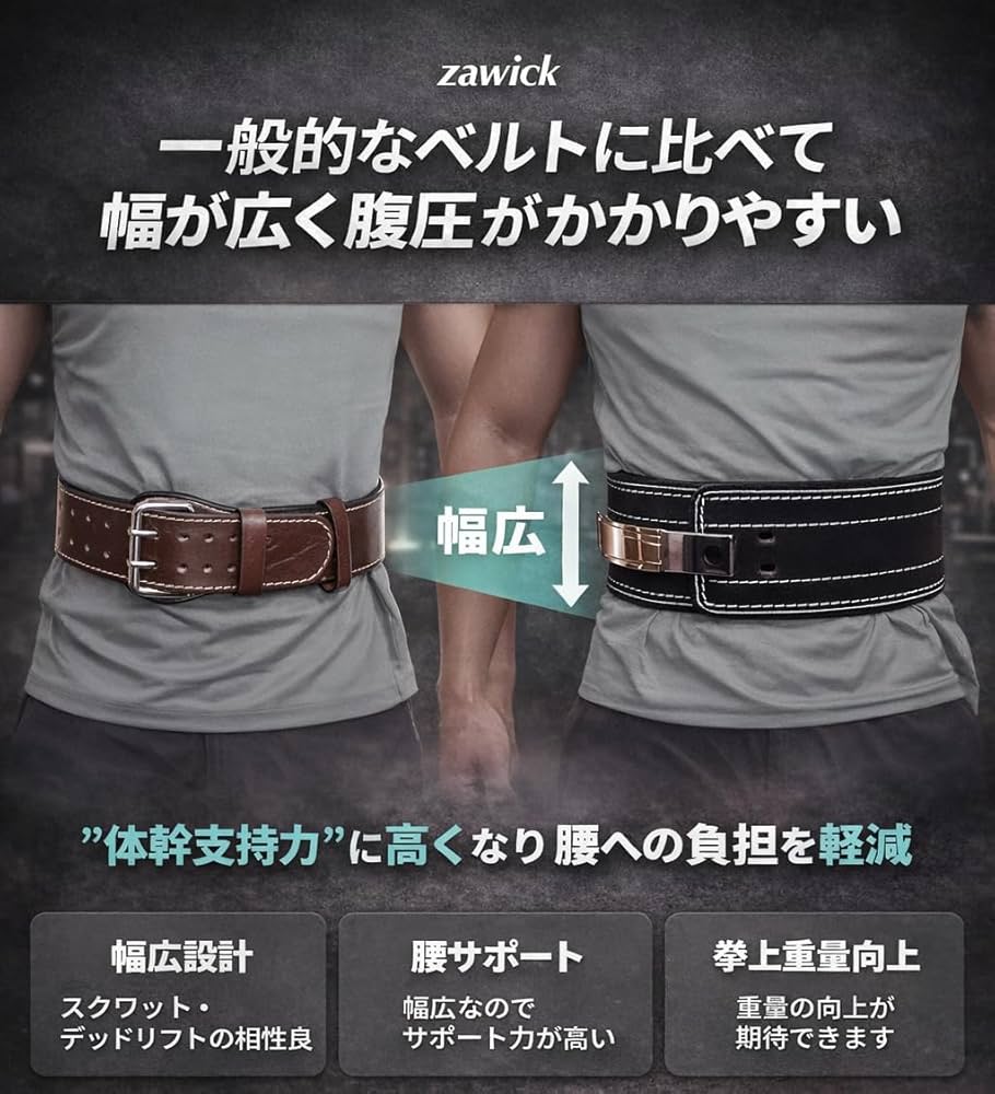 Amazon | Zawick レバーアクションベルト パワーベルト トレーニング