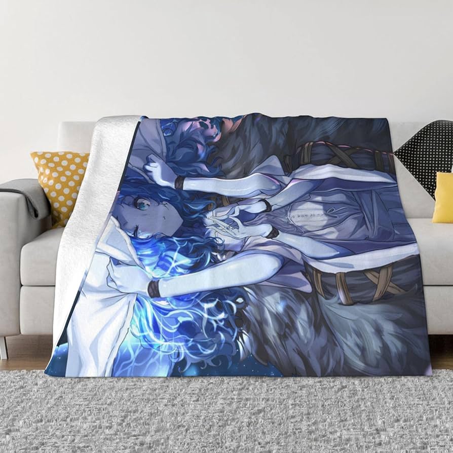 Amazon｜ブランケット 膝掛け フランネル エルデンリング 魔女ラニ