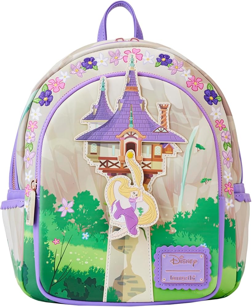 Amazon.co.jp: Loungefly Mini Backpack Tangled Rapunzel Swinging