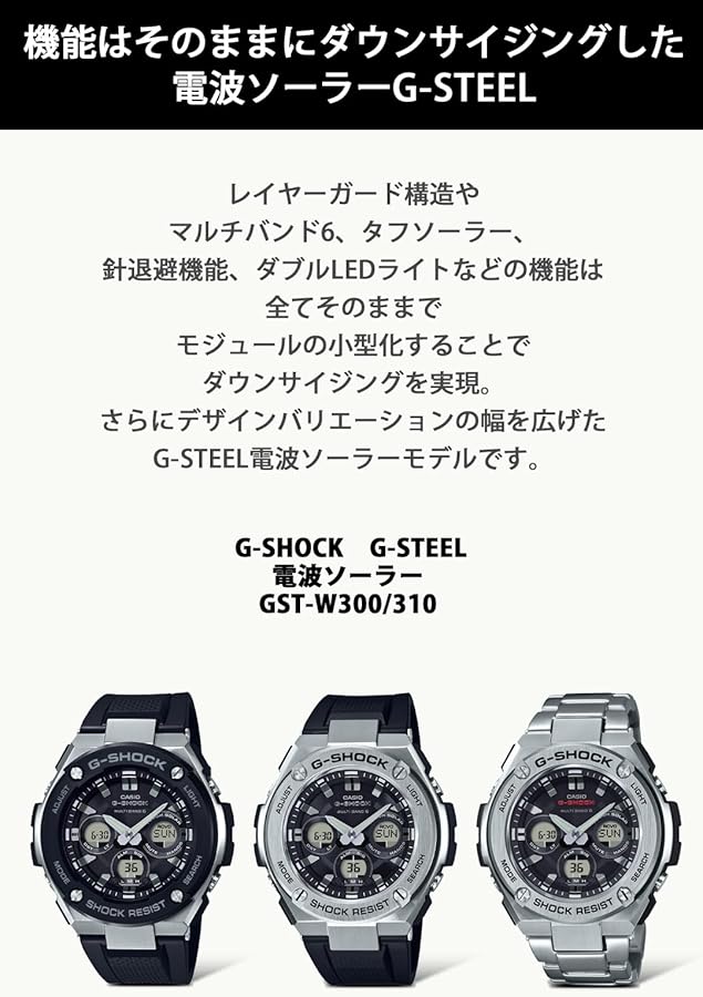 CASIO G-SHOCK GST-W300-1AJF Mens Japan Import : Amazon.ca