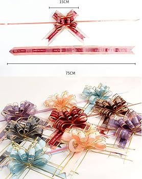 Amazon | SITEDAN ラッピングリボン 蝶結び リボン プレゼント ギフト