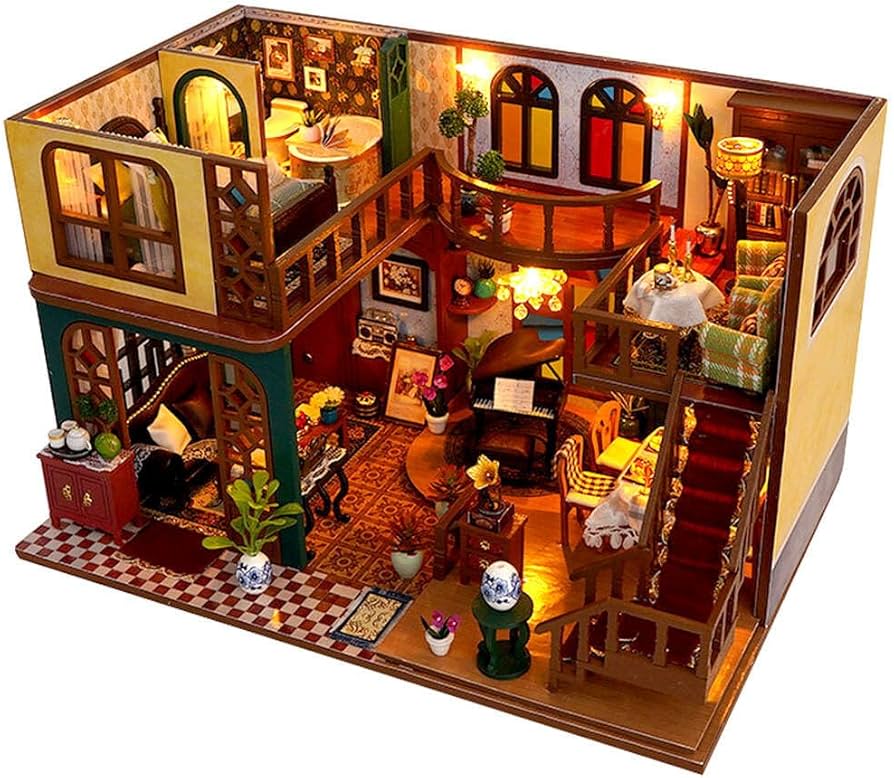 Amazon | moin moin ドールハウス ミニチュア 手作りキット セット