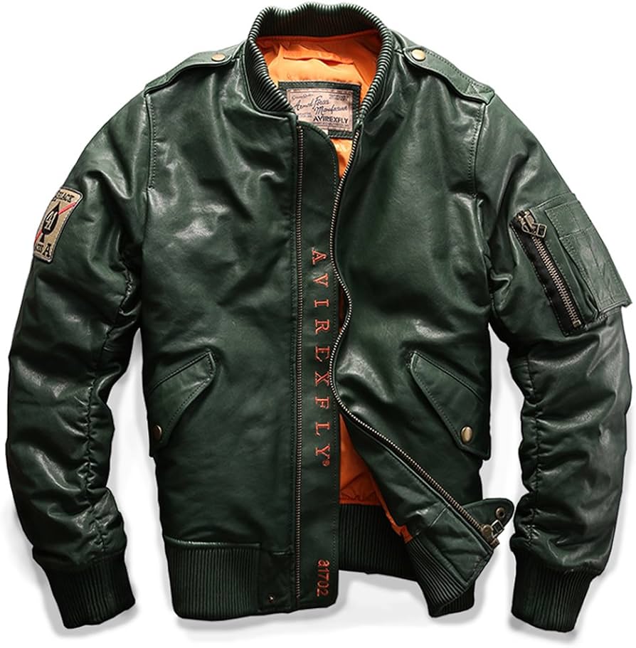 Amazon.co.jp: DABURYU本革ジャケット羊革ダウンジャケットレザー