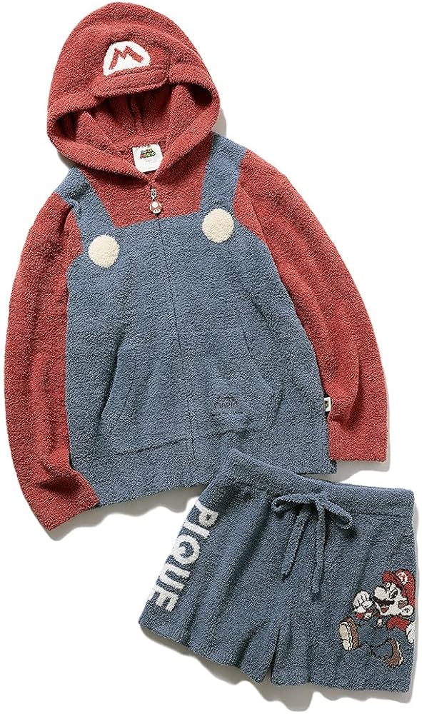 Amazon | 【スーパーマリオ】マリオパーカー&ショートパンツ セット